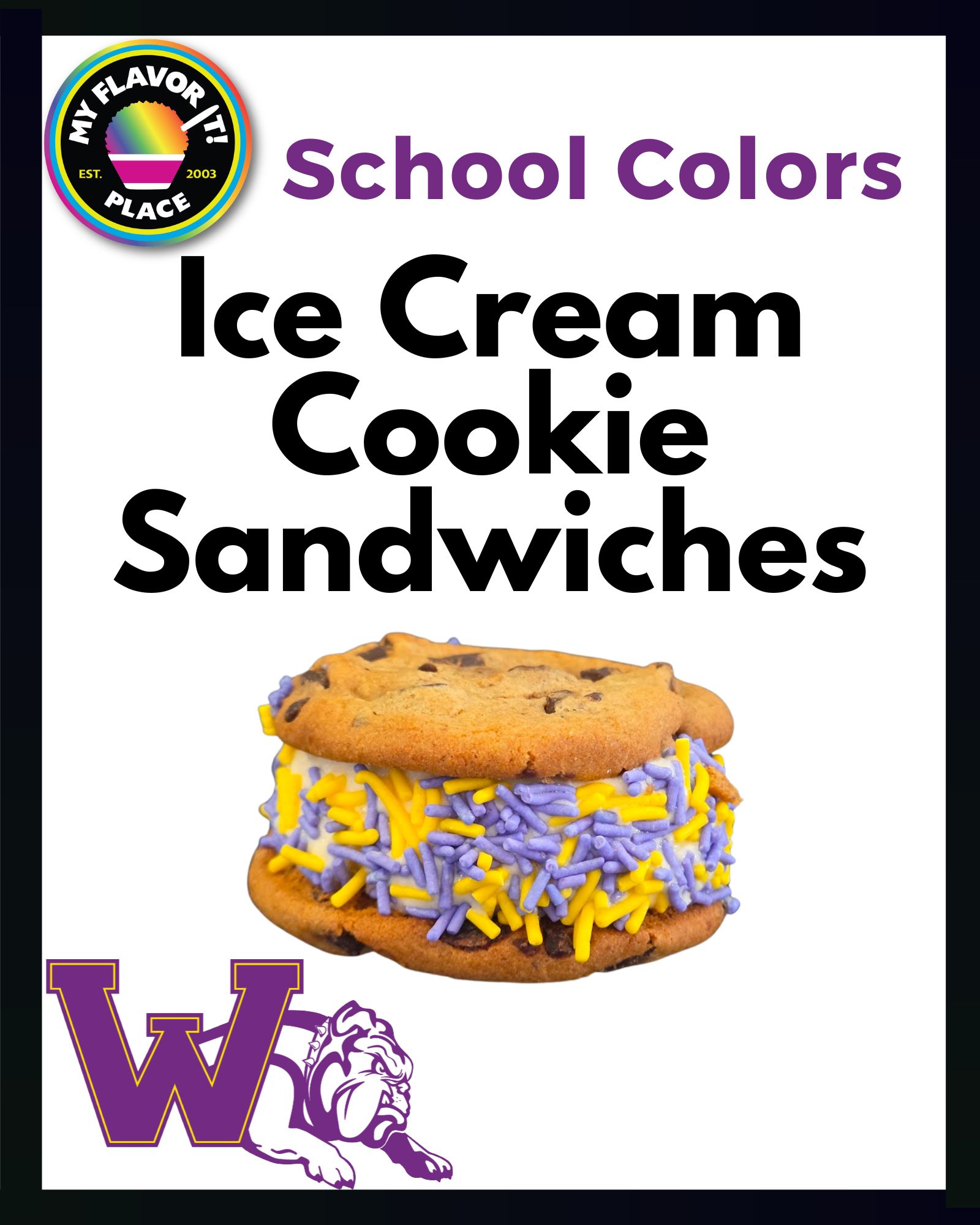 Wauconda Ice Cream Cookie Sandwiches